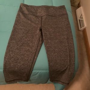 Gray Victoria’s secret workout capri-large